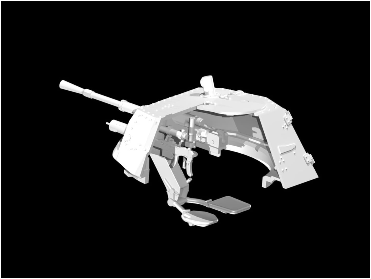ICM 1/35 035373 AMD 35 Panhard 178, Kit de Modelo de plástico