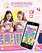Kids Smart Phone for Girls, 3.5'' Touchscreen Kid Phones Toys for Girls 3 4 5 6 7 8 Years Old, Christmas Birthday Gift for Ages 3-8, Toddler Phone with Dual Camera, Music Player, Game, Habit Tracker