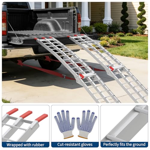 Rampa Plegable de Aluminio para Motocicleta 1500 lb miniatura 5