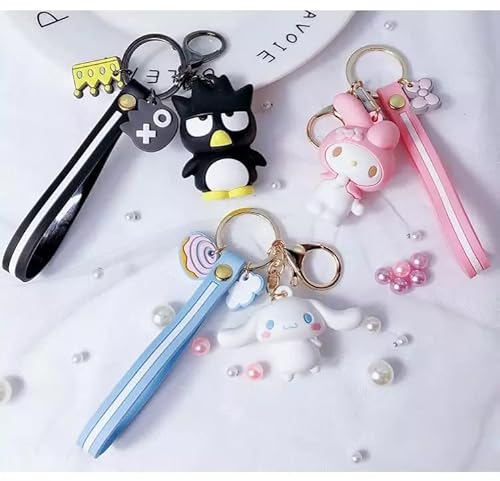 Cute Kawaii Cartoon Pvc Keychain/Bag Charm (Pink Cute Kitty) #TOP3