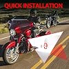 Chrome Fairing Windshield Bolts Compatible for Harley Davidson Touring 2014-2024 Ultra Limited Street Glide Electra Glide Tri Glide