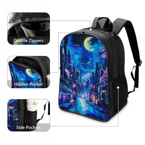 Mochila infantil de gran capacidad Night View para solucionar la falta de espacio escolar 3