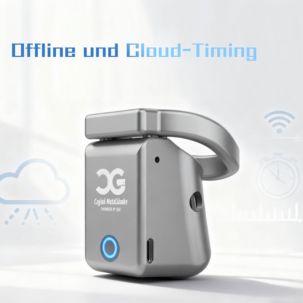 Seckoe Metall Keuschheitskäfig Herren 2.0 – Aluminium Peniskäfig mit 5 Vibrationsmodi, Offline-Vibrationstimer & Offline-Entsperrung, App-Steuerung, IPX7 Wasserdicht, inkl. 2 Cockringe (Generation 2)