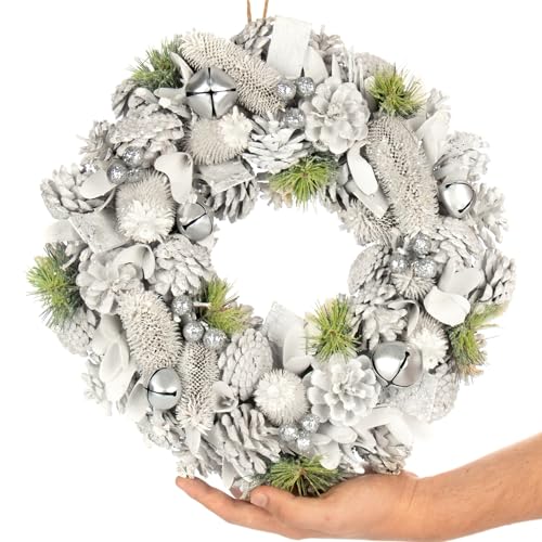 COM-FOUR® Corona porta per Natale - ghirlanda