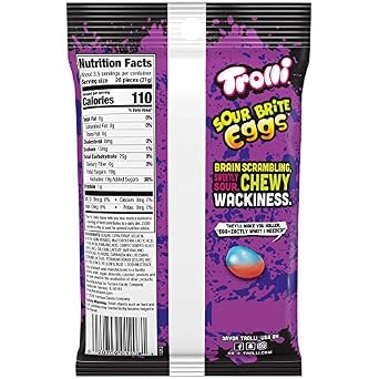 Trolli Sour Brite Eggs, Assorted 4.0 Ounce
