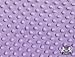 Minky Dimple Dot LILAC Fabric By the Yard