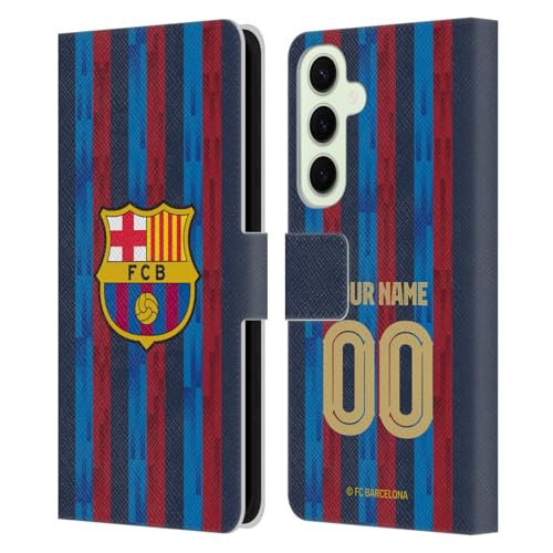 Coque FC Barcelona Samsung S25+ personnalisable en cuir Head Case Designs