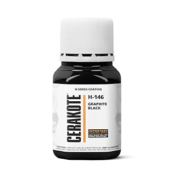 CERAKOTE H-Series Graphite Black 4 oz. Tester (H-146T) - Durable,