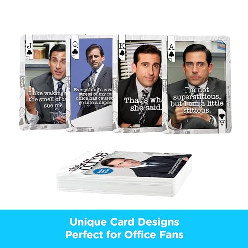 Baraja de cartas The Office Michael quotes poker miniatura 5