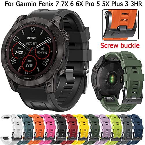 Correa Garmin Fenix 7X silicona 26 mm para entrenamientos de montaña y natación 2
