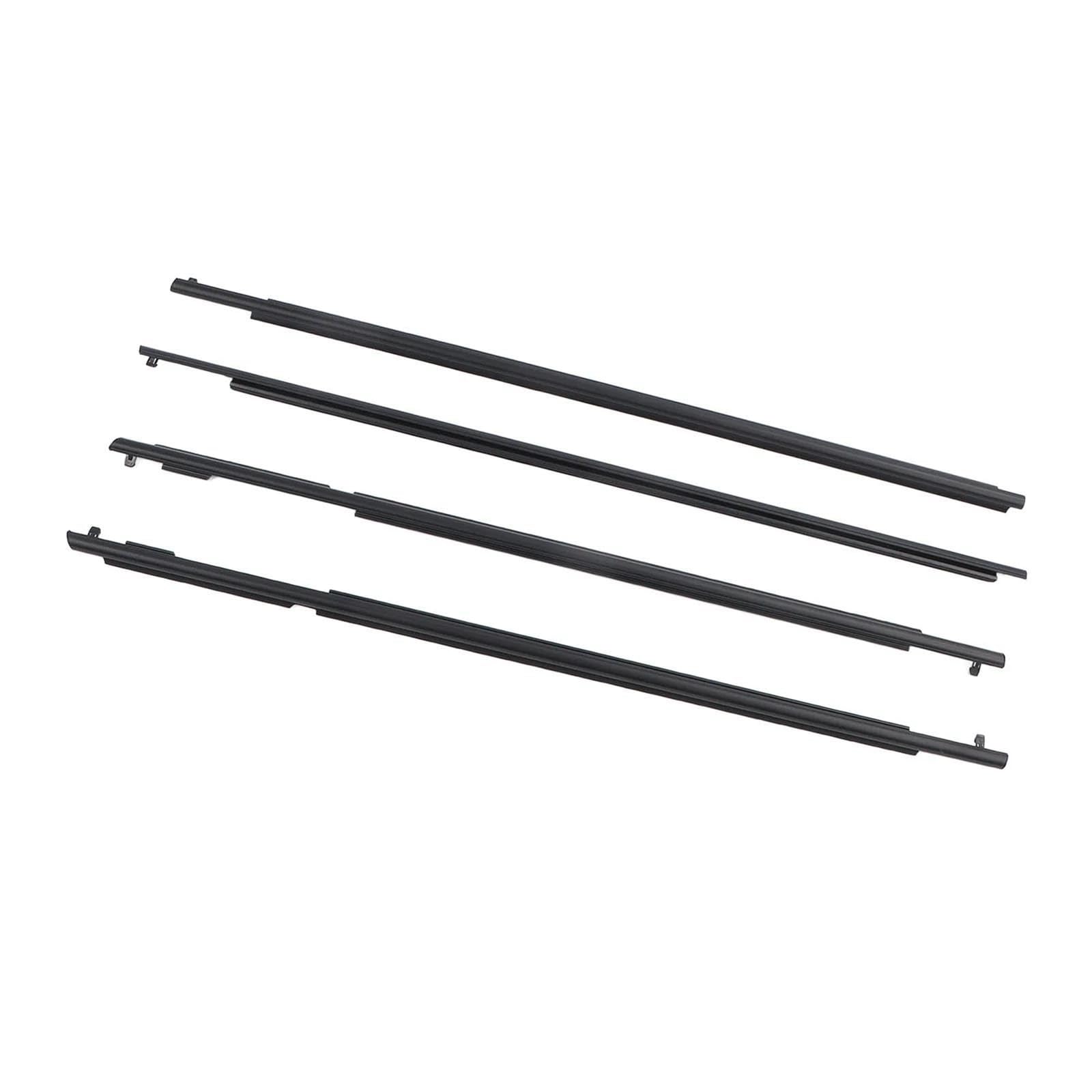 Door Window Weatherstrip for Toyota for Land for Cruiser for Prado 150 for Series 2010-2020 Window Sealing Strip (OE# 75711-60072, 75712-60072)