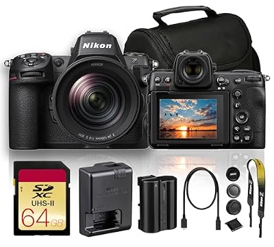 Nikon Z8 Mirrorless Camera with 24-120mm f/4 Lens, 45.7MP Full Frame, 8K Video, EXPEED 7, Z Mount Digital Camera Kit Bundle with Camera Bag + 64GB UHS-II Memory Card