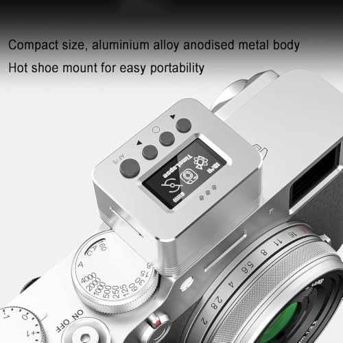 Image of Camera External Gyroscope Stabilizer, Rechargeable Aluminum Camera Stabilizer, Anti Shake, Cold Shoe Mount, for Outdoor Photography and Videography, DSLR Camera Gadgets