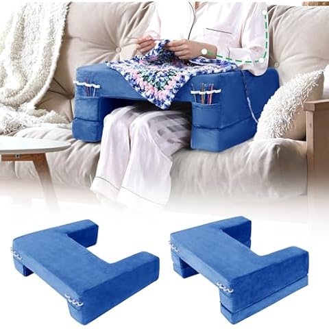 HOMBYS Adjustable Foam Crochet Pillow Cover
