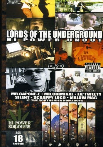 Lords of the Underground DVD Reino Unido música hip hop coleccionismo rap