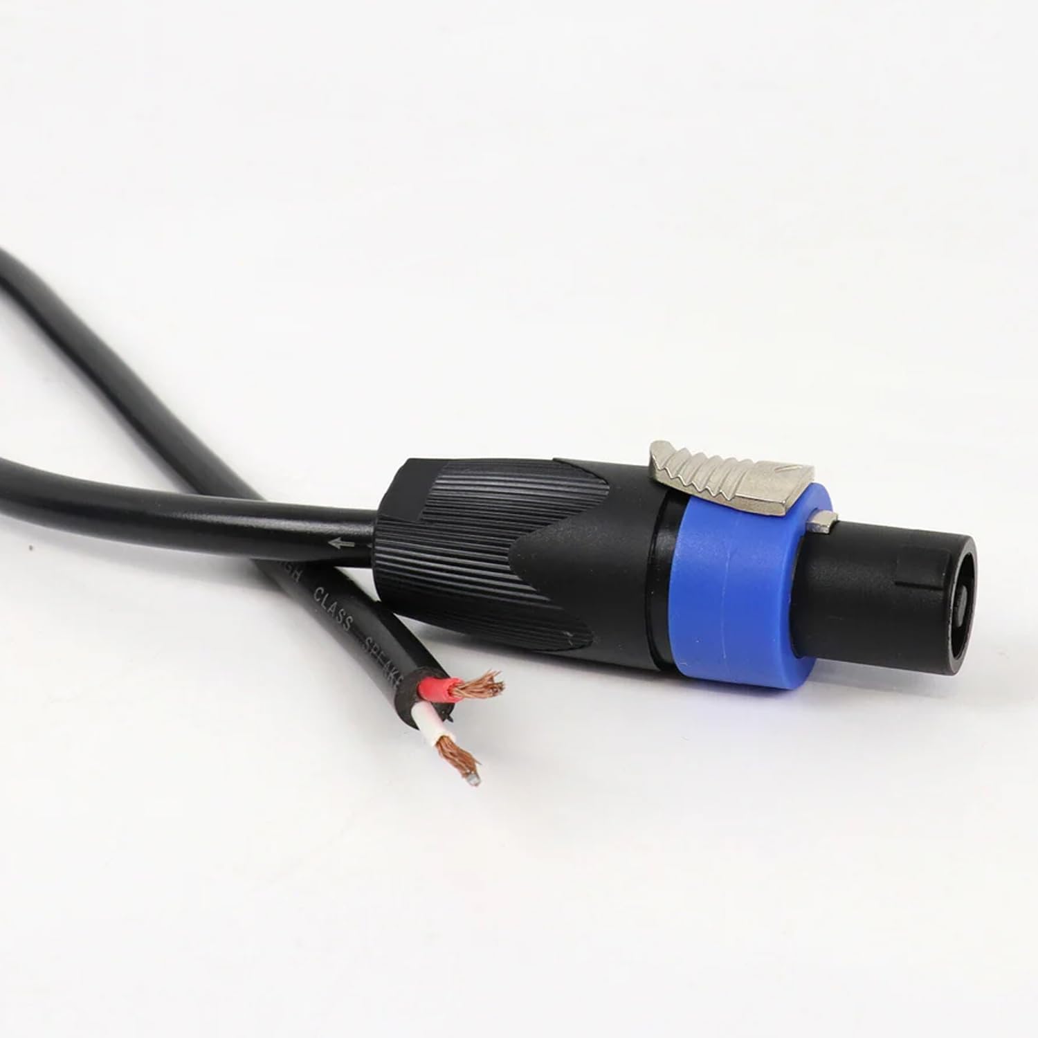 Mr. Dj USA 25FT - Speakon to Bare Wire - Style# CSPK-RAW25 - Buy More Save More (10, 10 Cords (25ft) / $17.99 Each)