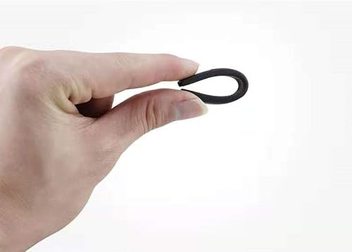 Miniatura 3 de NicelyFit Calcetines antideslizantes de goma para orejas para gafas de sol TT001 (color negro, 4 pares)