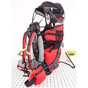 Premium Baby Backpack Carrier for Hiking with Kids – Carry Your Child Ergonomically 110 (Red)