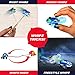 USA Toyz Whipz Duo Micro Racers Toy Cars for Kids - 2pk Mini Keychain, Glow in The Dark LED Fast Pocket Racers Fidget Toys, 2 Mini Cars with 2 Racing Stunt Balls, 2 Clips, and 2 USB Chargers