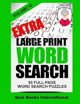 Paperback Extra Large Print Word Search Volume 70 [Large Print] Book