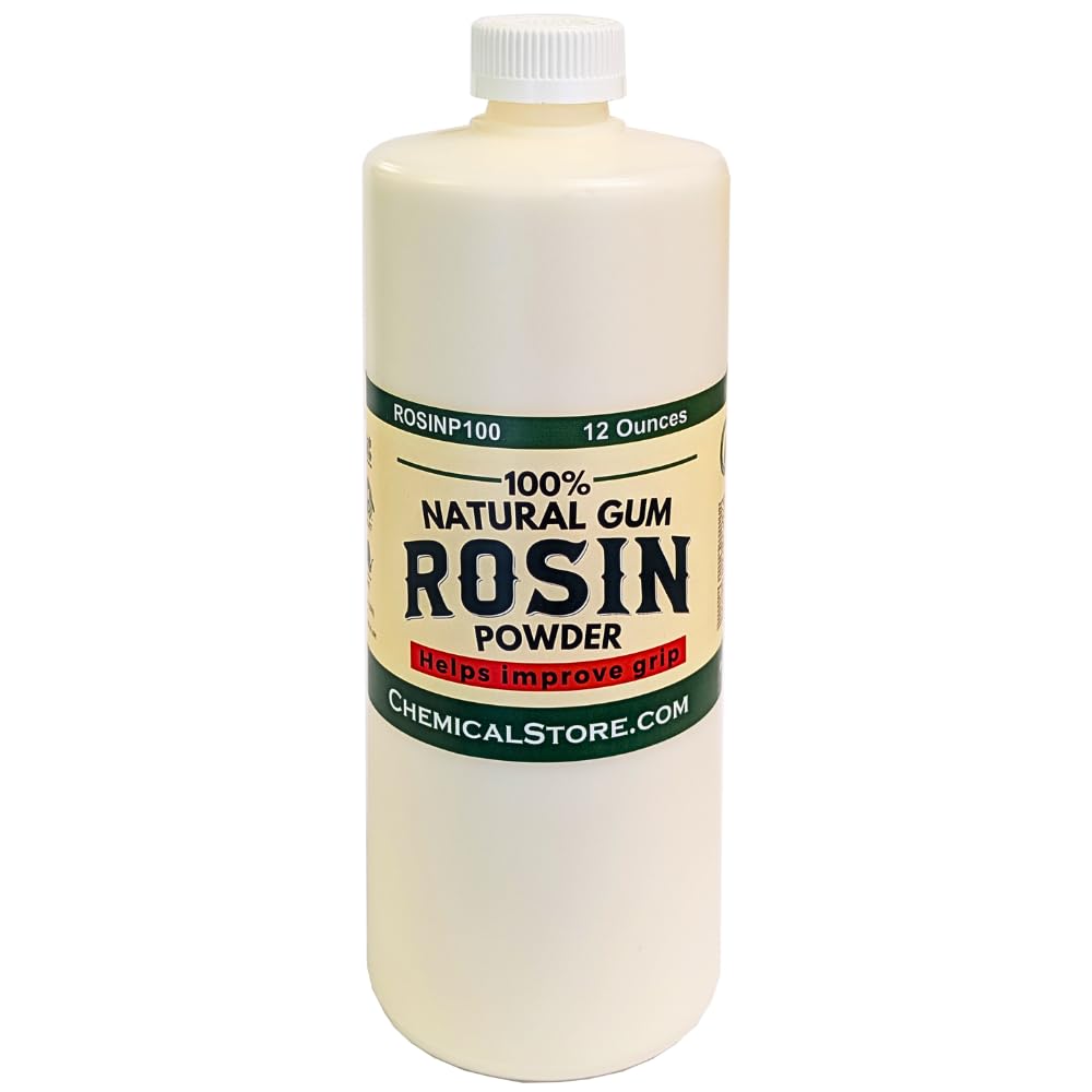 Grip Natural Rosin Powder – 100% Pure Brazilian Rosin for Sports, Lab, and Industrial Use, Pale Yellow(12 Ounces ~ 340 gr) - CHEMICALSTORE.COM