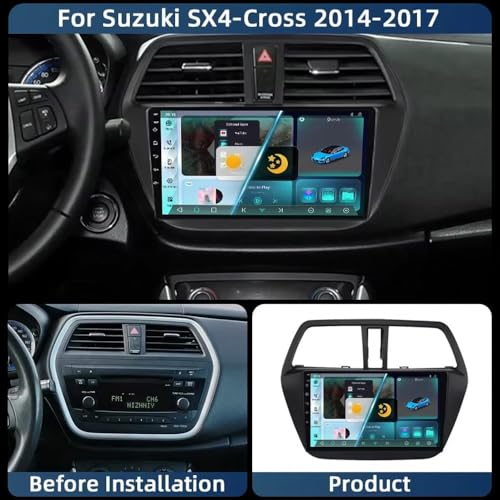 Navegador GPS Antidistracciones con manos libres Bluetooth para Suzuki SX4 s-Cross 2