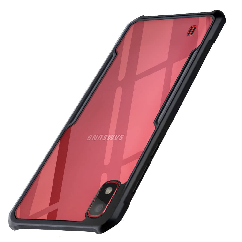 WOW IMAGINE TPU Shock Proof Clear Protective Back Case for Galaxy A10 - AirEDGE Technology | 360 Degree Camera Protection | Transparent Hybrid Back Case Mobile Cover for Samsung Galaxy A10 - Black (B09NRRJMR9) Amazon Price History, Amazon Price Tracker