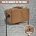Hrensaw Small Weatherproof Electrical Connection Box(6 x 3.5 x 2.2inch),Outdoor Electrical Box,Waterproof Extension Cord Covers for Plug, Extension Cables, Holiday Lights,Brown