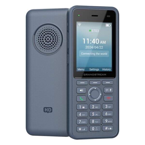 Grandstream Ruggedized WiFi Phone, 2.8 in Screen, Bluetooth WP836