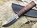 Perkin Cuchillo de Supervivencia, Caza y bushcraft Warfare Cuchillo Caza Damasco SK900