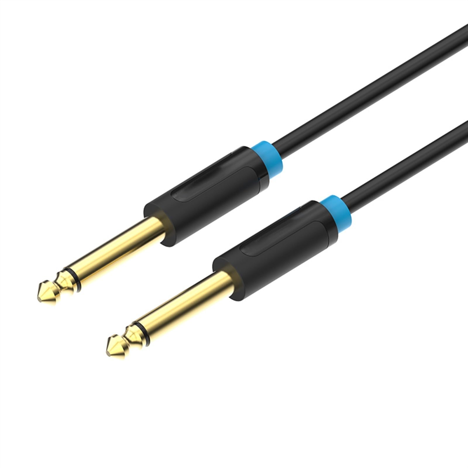 akcesoria do gitary 6.5mm Jack Kabel Audio 6.35 Jack Męski Na Męski Kabel Do Wzmacniacz Gitarowy Mikser Bass (Color : 3m)