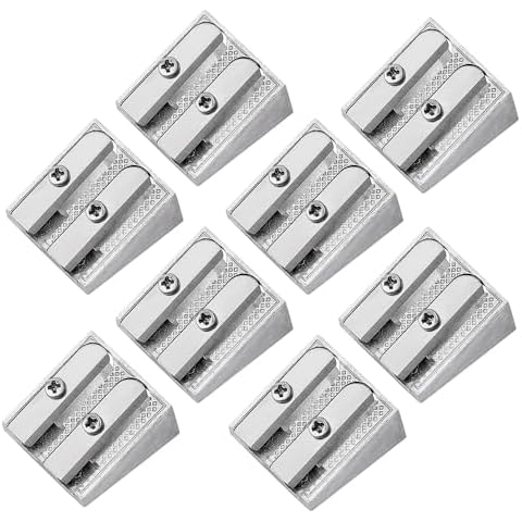 Motroce 8PCS Metal Pencil Sharpeners Cover