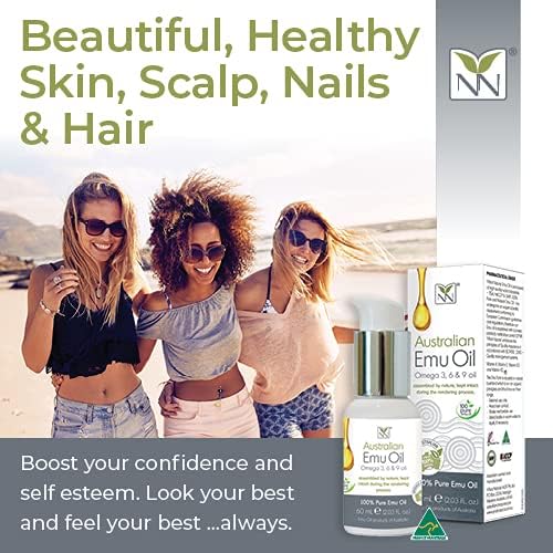 Y Not Natural Pure Emu Oil, Face Moisturizer, Body Oil & Hair Growth Oil, Organic Skin Care with Vitamin E Oil, Omega 3-6-9 - Image 4