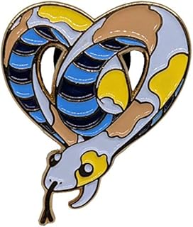 Hokum & Snark Aroace Pride Snek Enamel Pin - Green - Unisex - Modern - Novelty Buttons and Pins