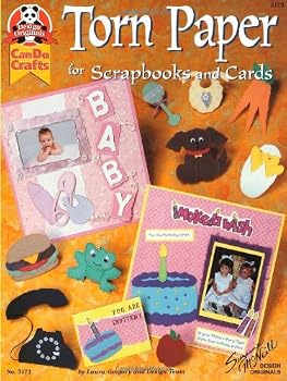 Paperback Torn paper for scrapbooks and cards (Can do crafts) Book