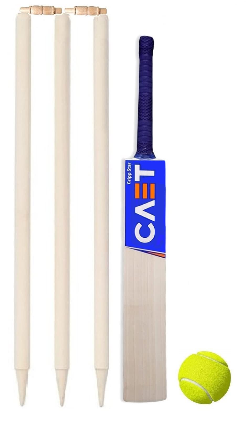 Top Team Wooden Cricket Kit (1 Bat,1 Ball, 2 Bails and 3 White Stumps Combo for All Age Group (B09DSSC46J) Amazon Price History, Amazon Price Tracker