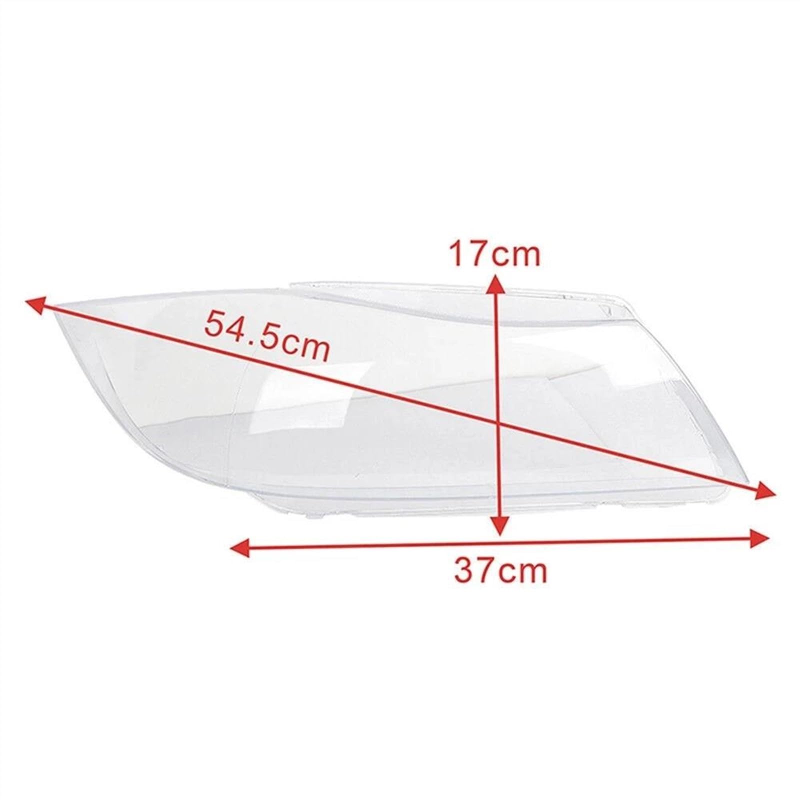 Compatibile con BMW Serie 3 E90 E91 2005 2006-2010 2011 Copri Fari per Auto Sinistra Destra Ombra Faro Xenon Copriobiettivo Copriobiettivo Trasparente Auto Copri Faro Obiettivo(Right)