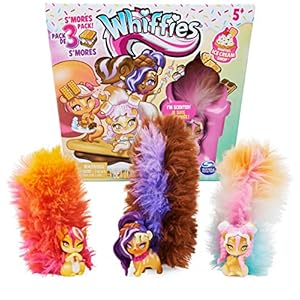 Whiffies-SMores-3-Pack-Collectible-Animals-with-Scented-Plush-Tails-Kids-Toys-for-Girls-Ages-5-and-up