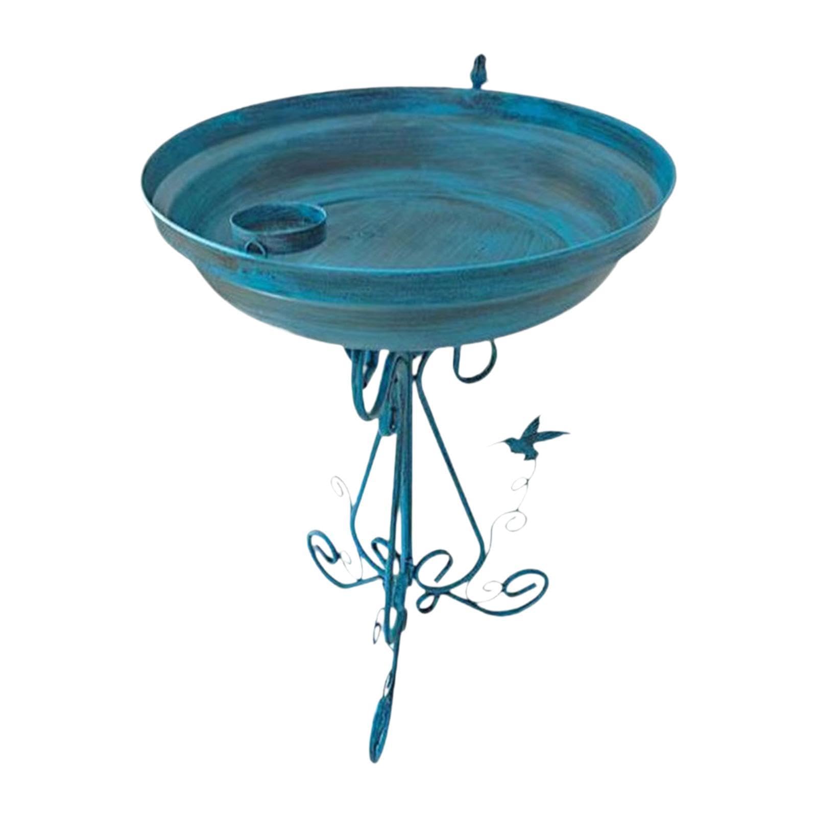 ATORSE Birdbath Bowl Feeder Outdoor Freestanding Birdfeeder for Yard Outdoor Garden Blue|Home & Garden|Yard, Garden & Outdoor Living|Bird & Wildlife Accessories|Birdbaths-image-46