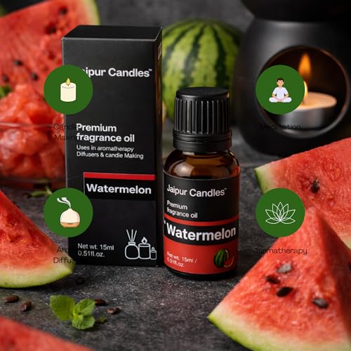 Image of Fragrance Oil | 15 ml | Aroma Oil for Home Fragrance | Best for Aromatherapy | Use in Diffusers, Candles, Air Fresheners (15ML, Watermelon)