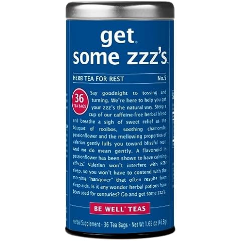The Republic of Tea, Get Some Zzz’s – No. 5 Herb Tea for Rest, No Caffeine, 36 Tea Bags Cover