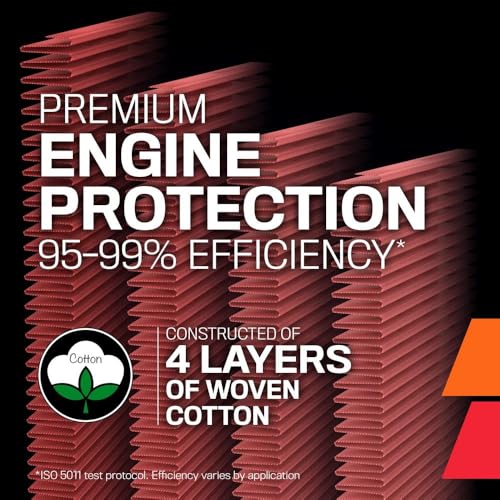 Image of K&N High-Flow Original Lifetime Engine Air Filter: Increase Power & Accerlation, Washable, Premium: Compatible with 2011-2019 BMW: M2, M3, M4, M5, M6, 33-2488