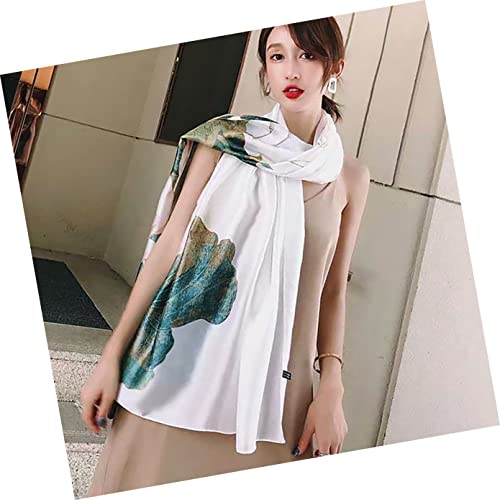 GALPADA Lenço Seda 1 Peça Cachecol Envoltório Praia Gaze Envoltos Fora De Os Longos Xales De Água De