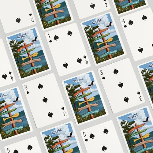 Lantern Press Nevada, 52 Cartas para Póker Adultos miniatura 4