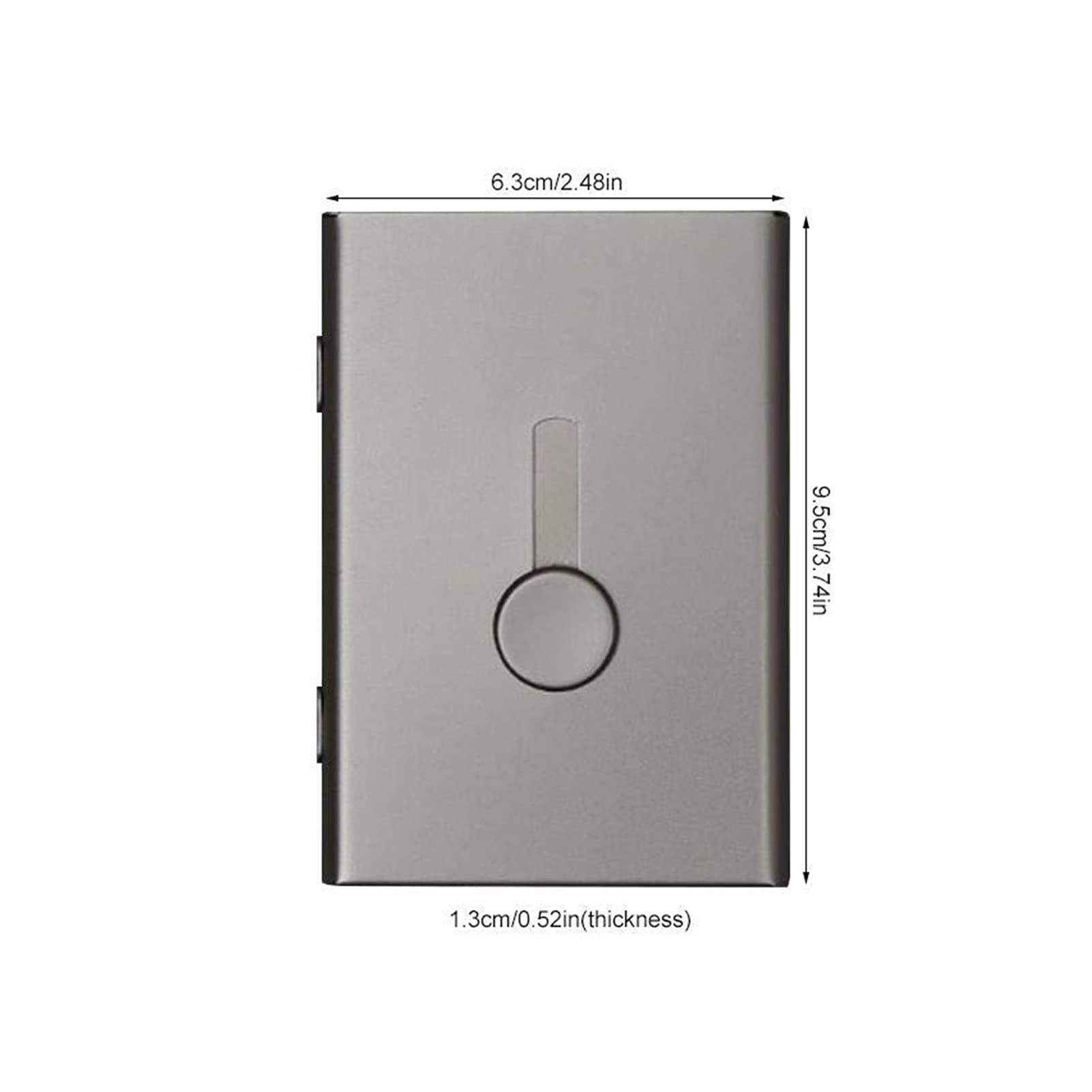 Porta Biglietti da Visita Porta biglietti da visita Thumb Drive Business Biglietto da Biglietto da Business Biglietto da visita Afferrare Business Biglietti da Business Titolari Metallo Porta in metal