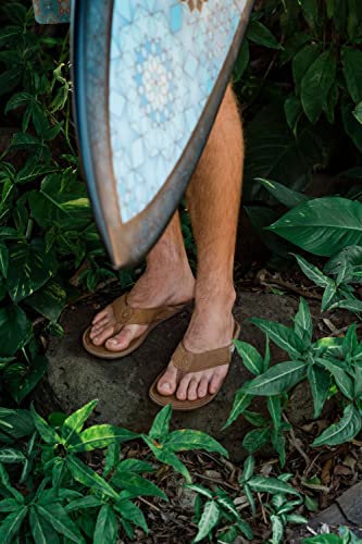 Olukai 10465-3333 Tuahine Men'S Beach Sandals, Quick Dry Flip-Flop Slides, Waterproof Full-Grain Leather & Wet Grip Soles thumb #4