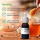 Propolis Tropfen Ohne Alkohol 190mg/ml 50ml - Für Immunsystem, Halsschmerzen & Atemwege - Propolis Spray und Kapseln Alternative - Propoli Tinktur Soria Natural