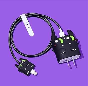 FACTOTECH Protective Charging Case for iPhone 11/12/13/14/15/16/Pro Max,for 18W/20W Charger and Charging Cable,Have Durable Cable Sleeve -Dragon Knigh...