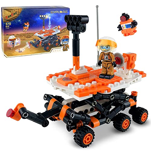 BanBao Toy Building Sets, Mars Rover Building Blocks, Star Wars Building Blocks, Double Deck Tank Building Blocks, Astronaut Toys for Kids, A Great Gift for Children 5-12 Year Old (265 Pieces)