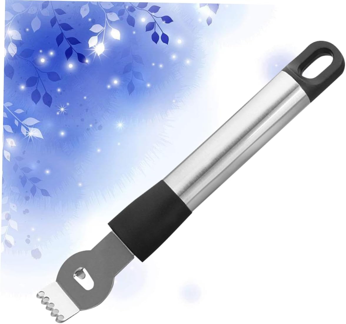 Stainless Steel Lemon Zester and Citrus Grater Hanging Versatile Peeler for Fruits Chocolate and Vegetables Random Easy to Clean and Design